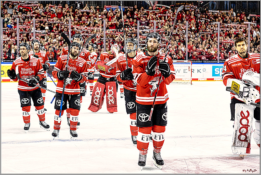 PENNY DEL Viertelfinale Spiel 6;  Koelner Haie - Adler Mannheim; Koeln, 26.03.2023